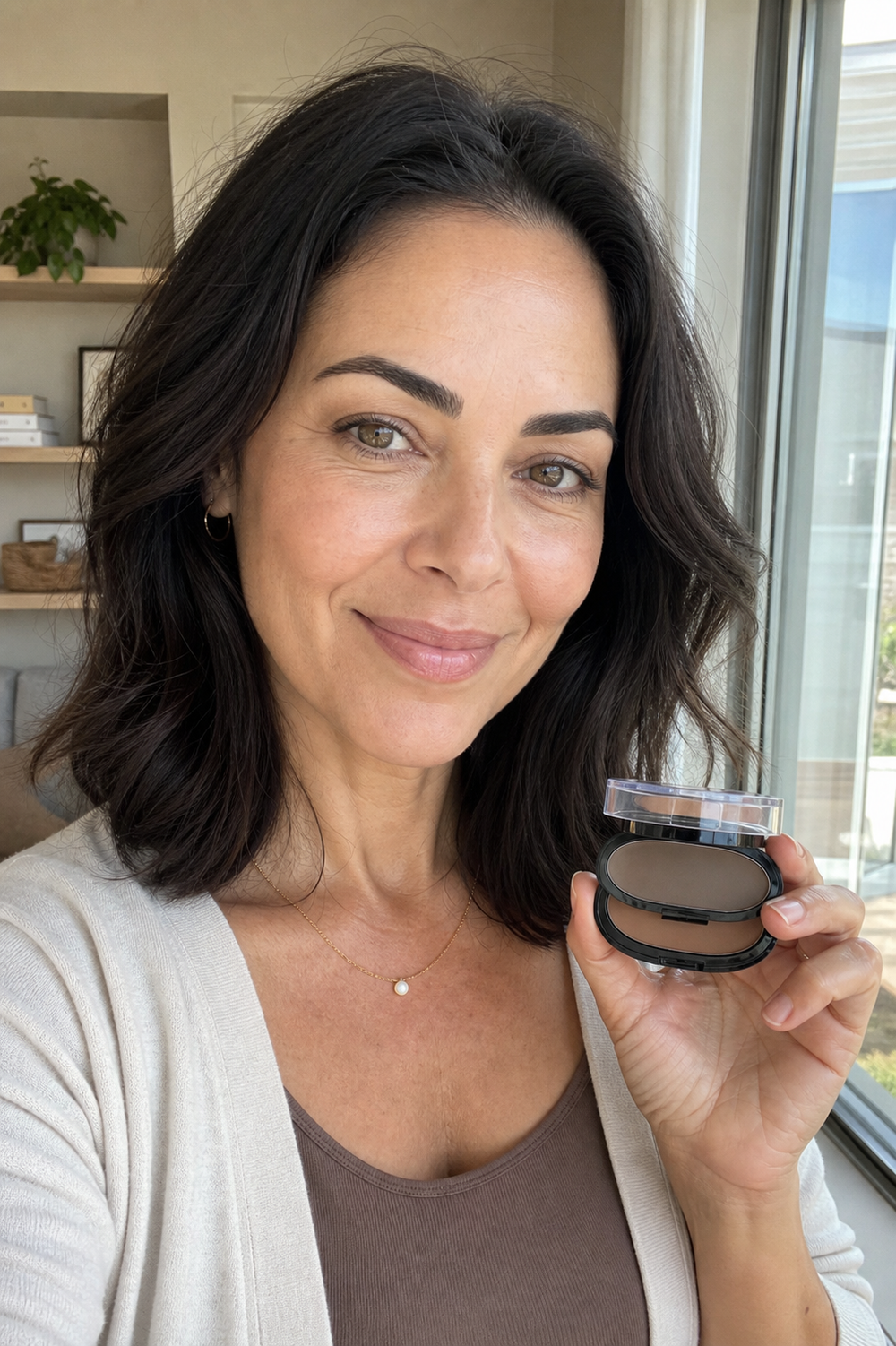 Beauty Kiwi community member using the Natural Brows Stamp Kit