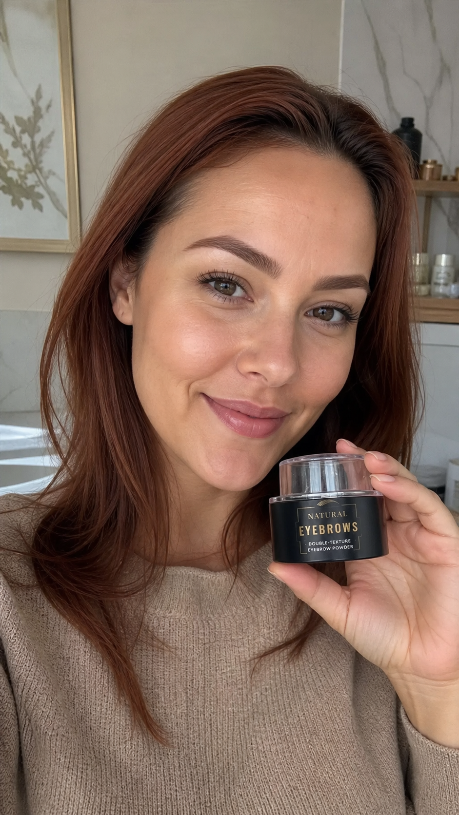 Beauty Kiwi community member using the Natural Brows Stamp Kit