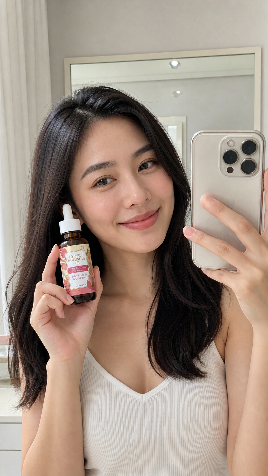 Beauty Kiwi community member using Cyperus Rotundus Oil for silky smooth skin