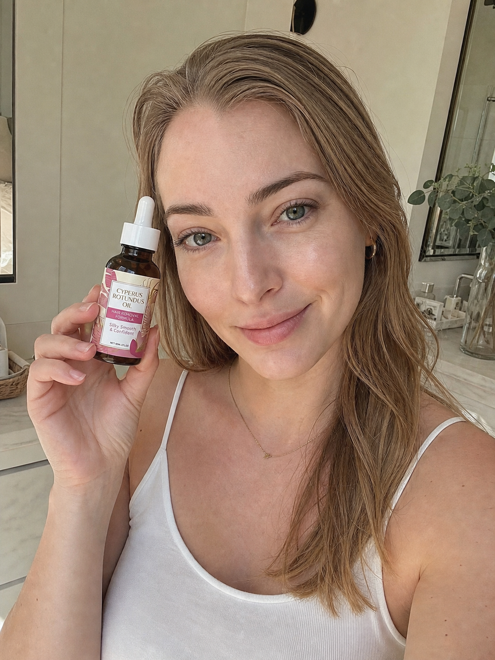 Beauty Kiwi community member using Cyperus Rotundus Oil for silky smooth skin