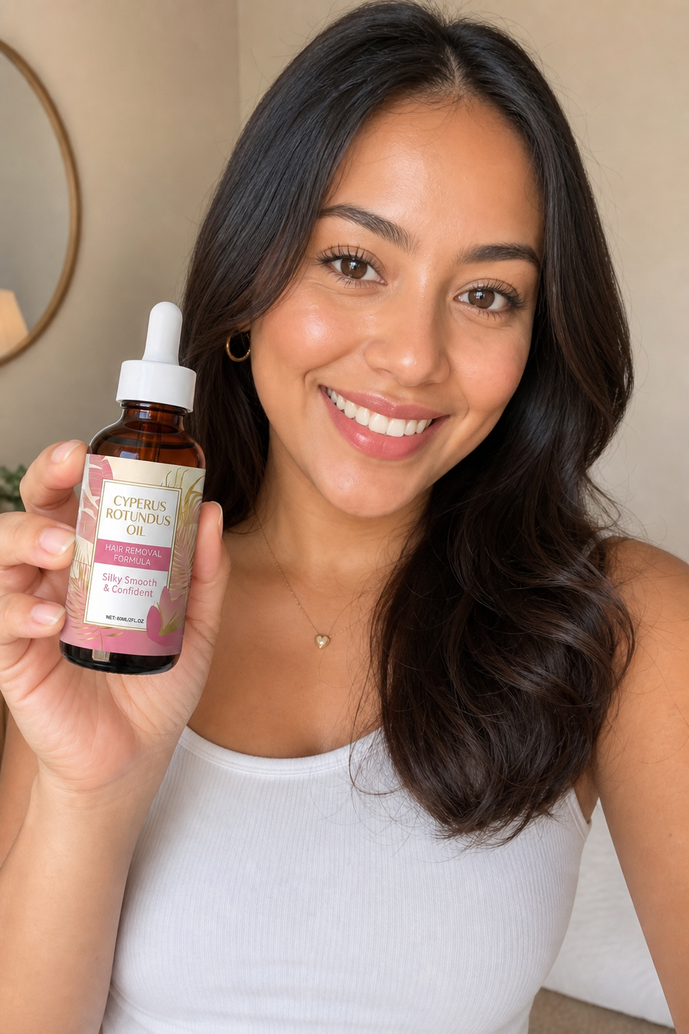 Beauty Kiwi community member using Cyperus Rotundus Oil for silky smooth skin