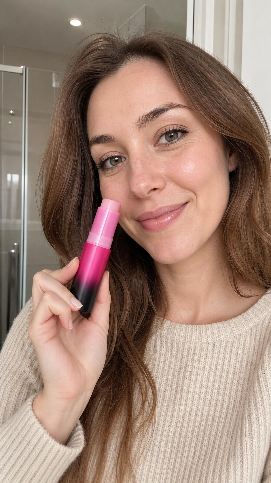 Creator sharing a Collagen Plumb Repair Multibalm beauty moment