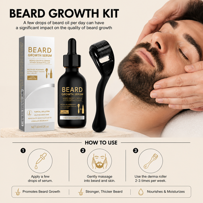 Nourishing Beard Oil Kit – Softens And Defines Facial Hair