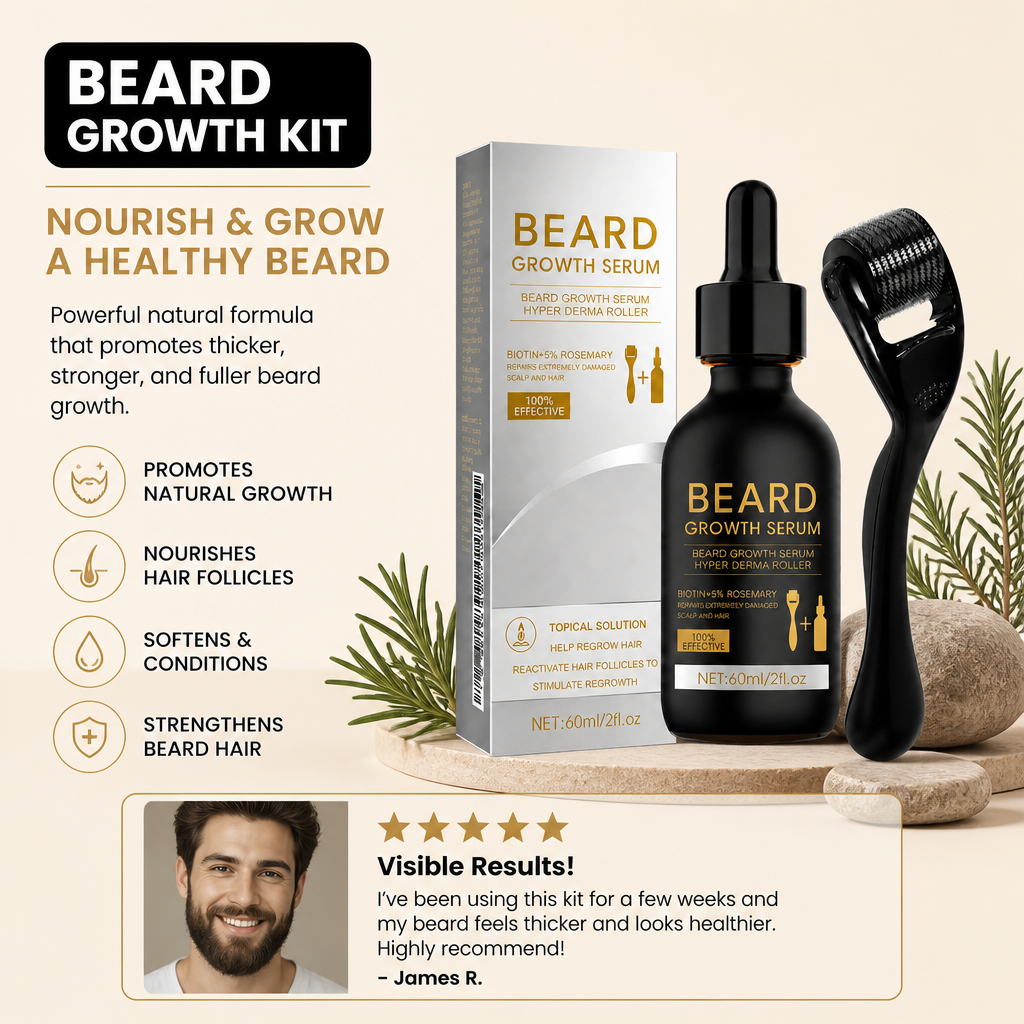 Nourishing Beard Oil Kit – Softens And Defines Facial Hair