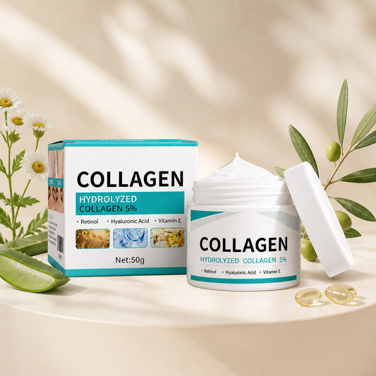 Hydrolyzed Collagen Cream – Helps Improve Skin Firmness & Hydration
