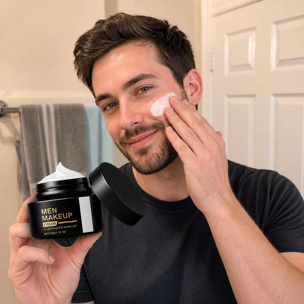 Men's Tinted Moisturizing Face Cream – Natural Looking Skin Finish