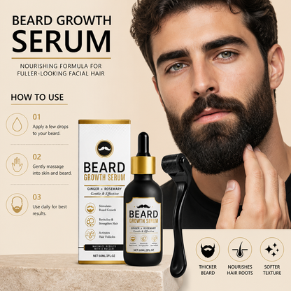 Beard Care Serum – Nourishing Formula For Fuller-Looking Facial Hair