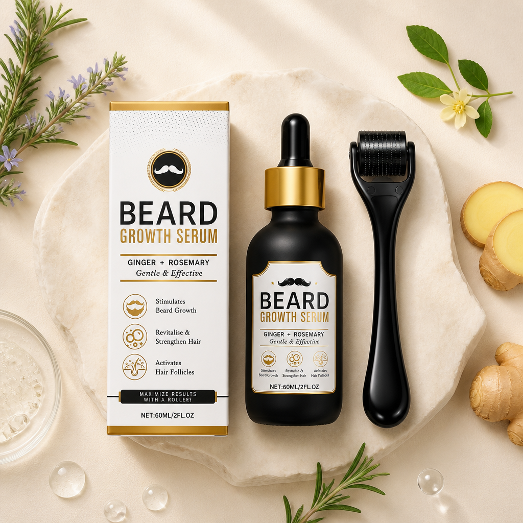 Beard Care Serum – Nourishing Formula For Fuller-Looking Facial Hair