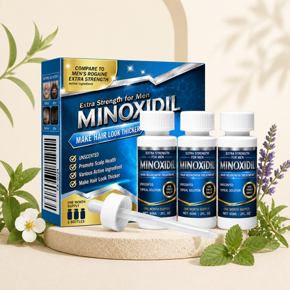 Minoxidil 5% Scalp Serum – Lightweight Formula For Fuller-Looking Hair & Care