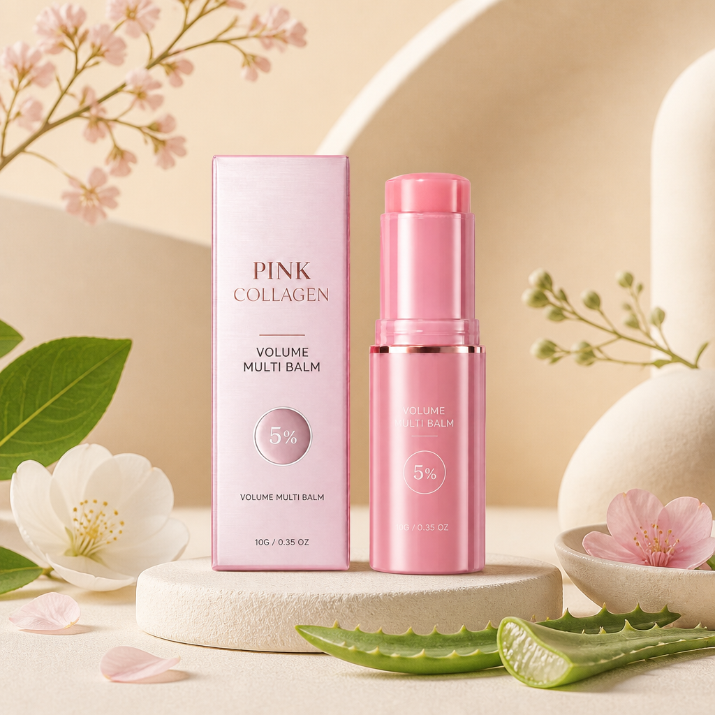 Nourishing Lip Balm with Collagen & Vitamin E for Soft, Smooth Lips