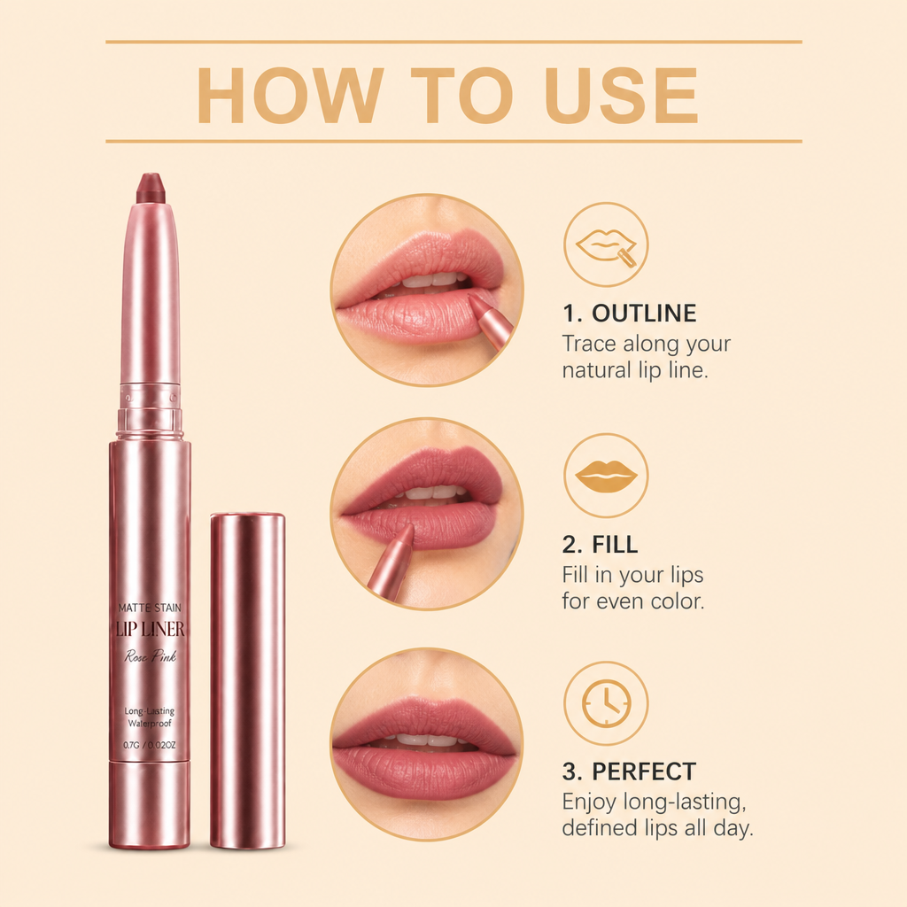 Tinted Lip Liner Pen – Smooth, Defined Color That Lasts