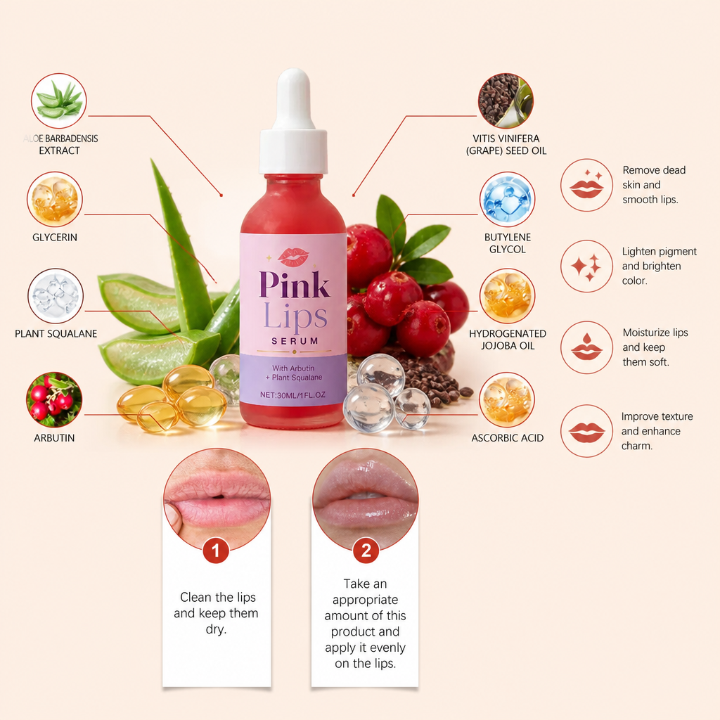Brightening Lip Serum – Deep Hydration for Soft, Smooth Lips