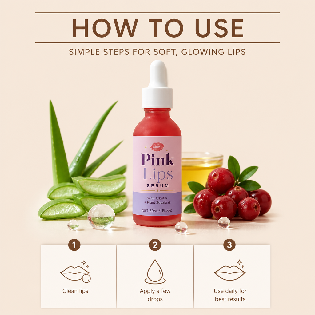 Brightening Lip Serum – Deep Hydration for Soft, Smooth Lips