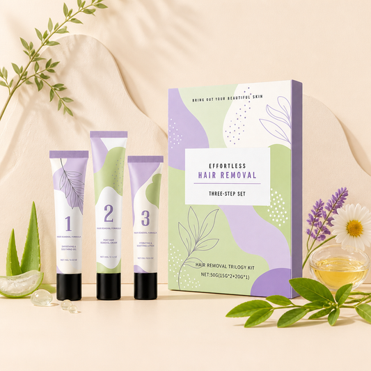 Hydrating Hair Removal Cream Set – Smooth Skin Care with Soothing Formula