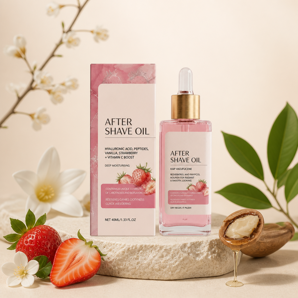 After Shave Oil for Smooth Hydrated Skin Care
