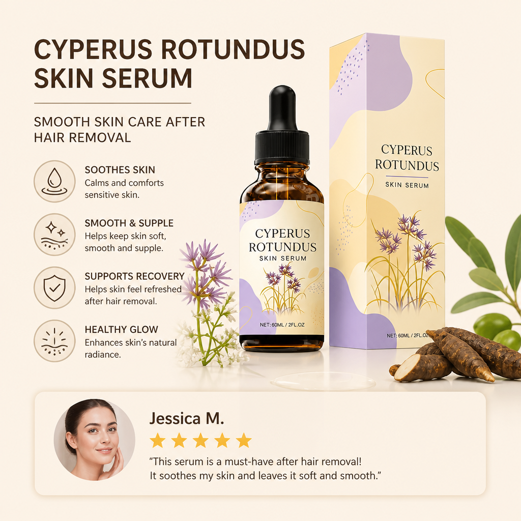 Cyperus Rotundus Oil – Smooth Skin Care After Hair Removal