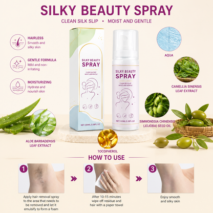 Gentle Hair Removal Spray with Aloe Vera for Smooth Skin