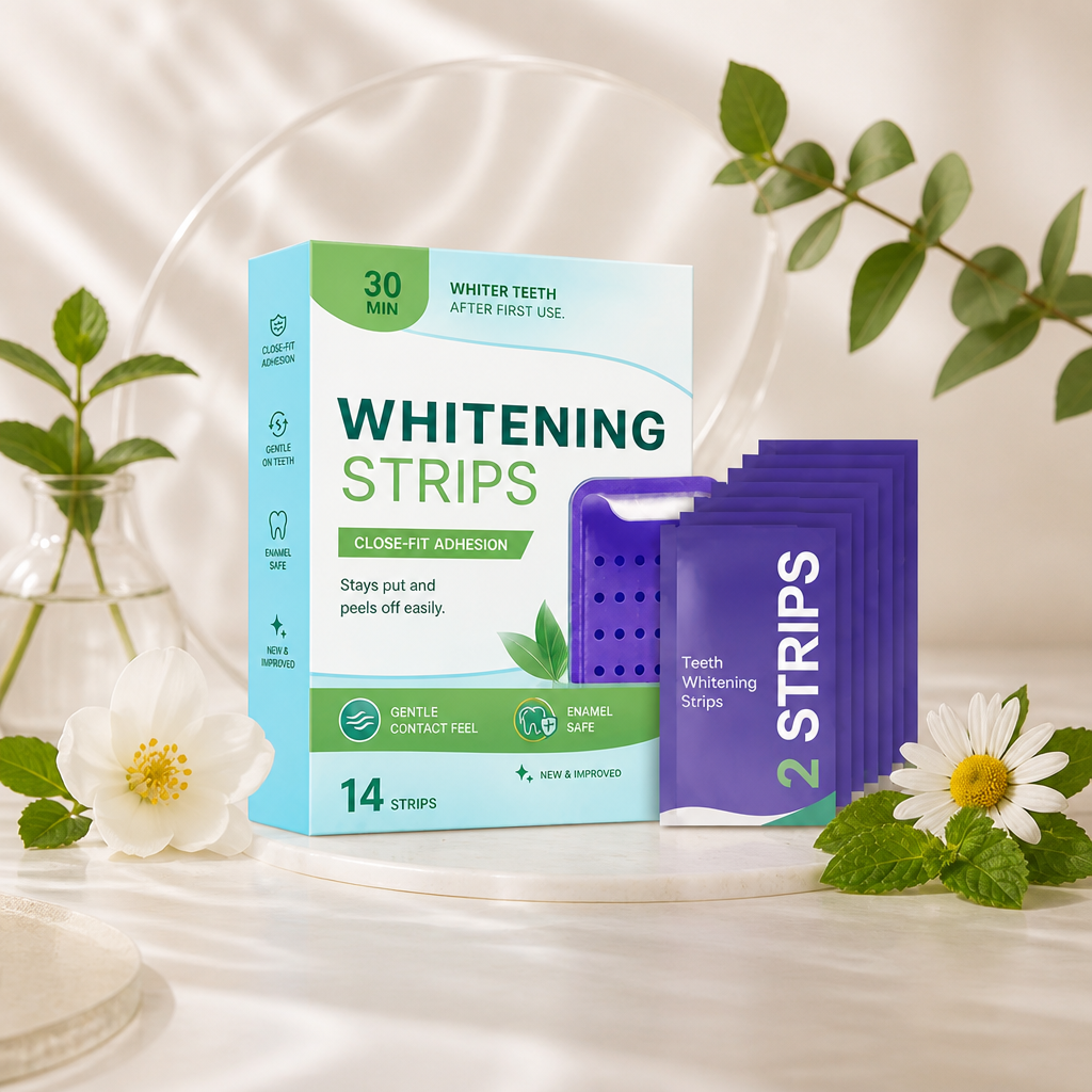Teeth Whitening Strips – Gentle Formula For A Brighter Smile