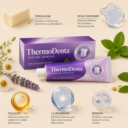 Denture Adhesive Cream – Long-Lasting Hold For Comfortable Wear