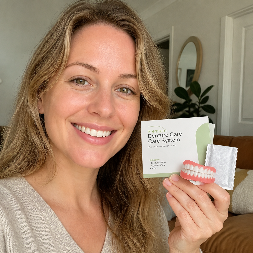 Custom Fit Denture Repair Gel – Comfortable Secure Hold Solution