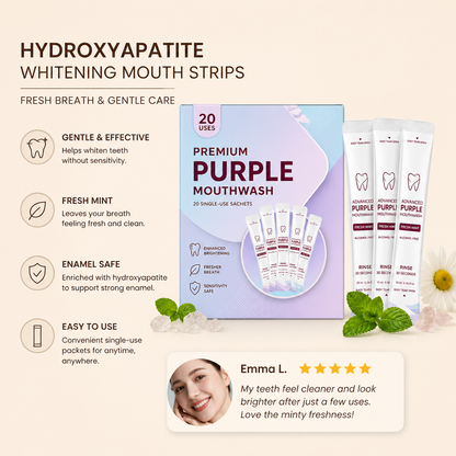 Hydroxyapatite Purple Mouthwash – Fresh Daily Oral Care Solution