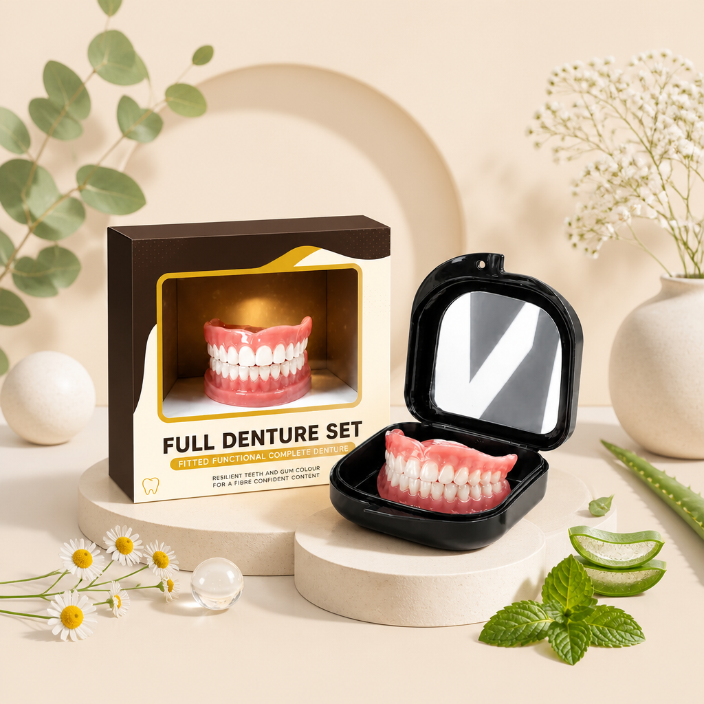 Custom Fit Denture Adhesive Gel – Secure Hold For Comfortable Smiles