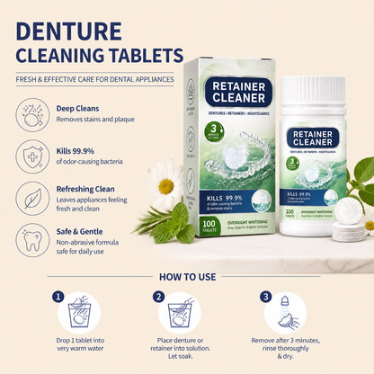 Denture Cleaning Tablets – Fresh & Effective Care For Dental Appliances