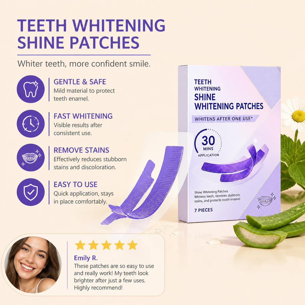 Hydrogel Teeth Whitening Strips – Gentle Smile Brightening Care
