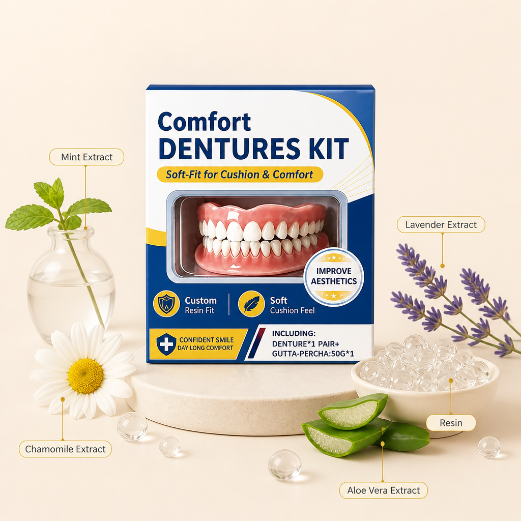 Custom Fit Denture Repair Gel – Comfortable Natural-Looking Denture Solution
