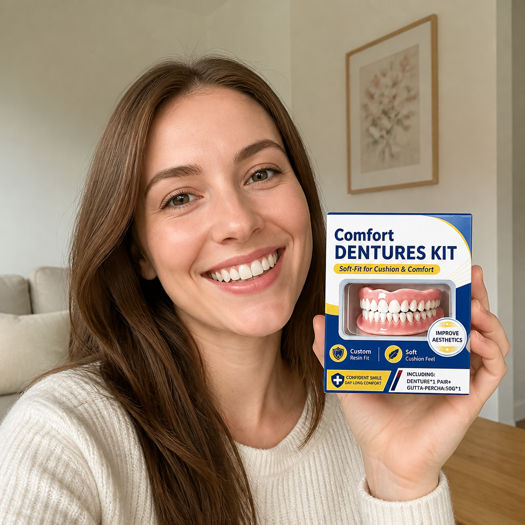 Custom Fit Denture Repair Gel – Comfortable Natural-Looking Denture Solution