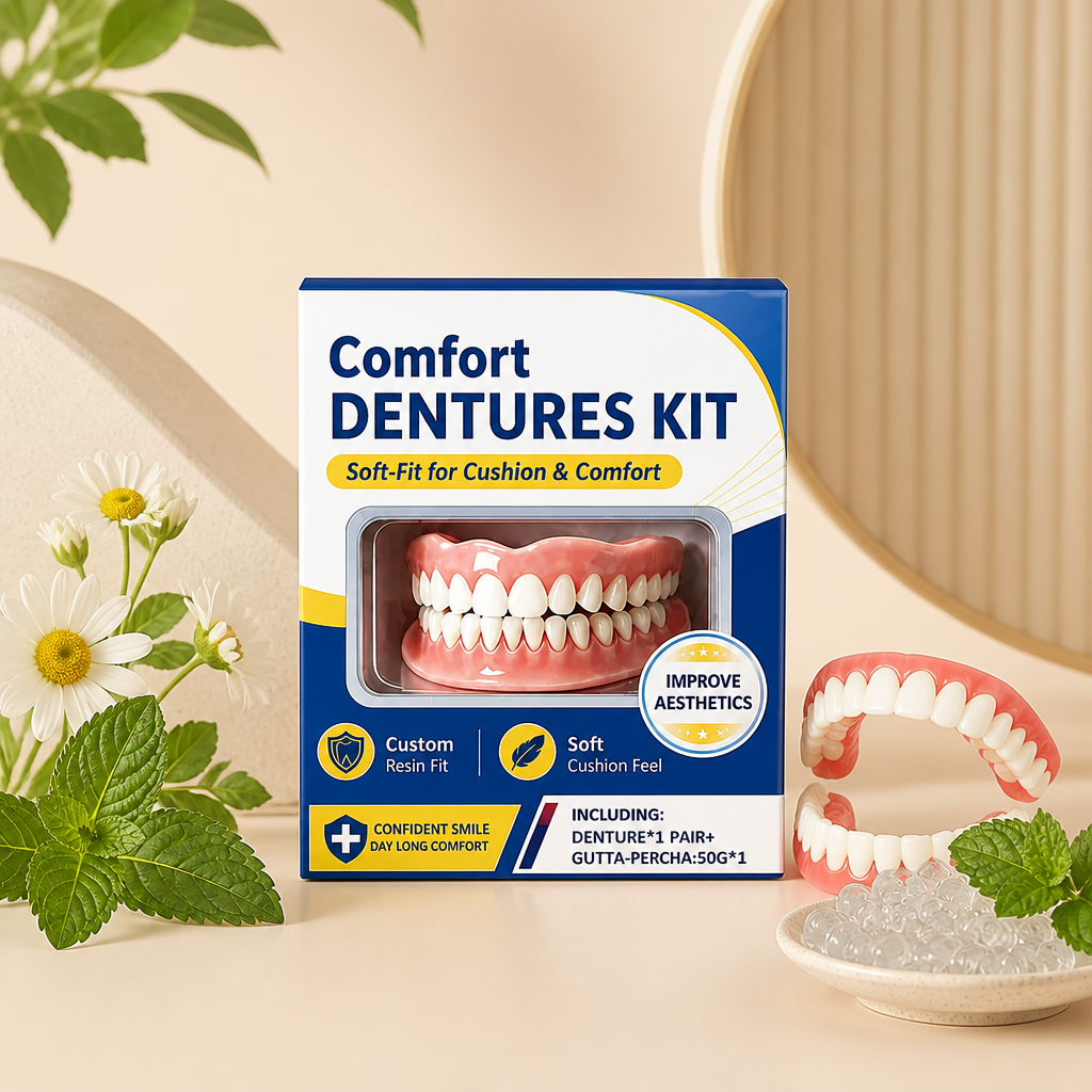 Custom Fit Denture Repair Gel – Comfortable Natural-Looking Denture Solution