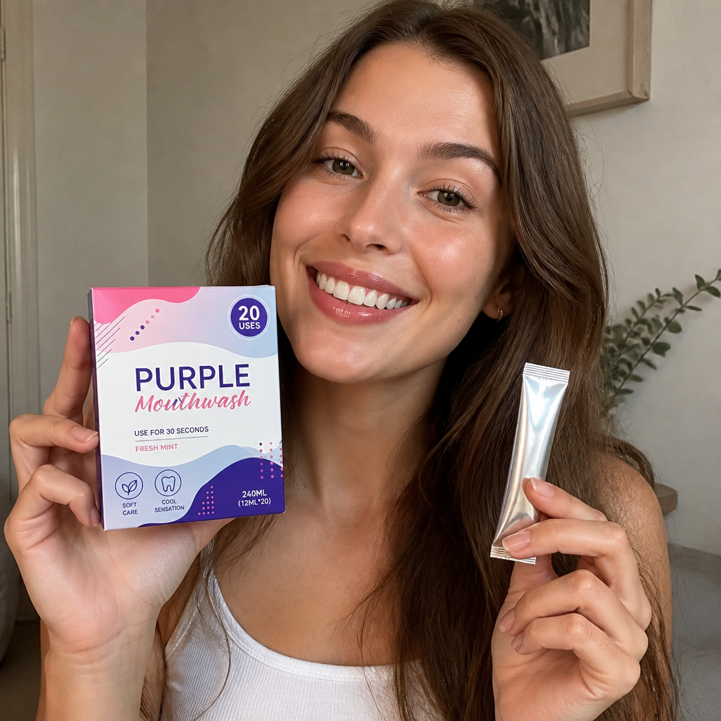 Purple Refreshing Mouthwash – Daily Freshness For A Clean Oral Care Routine