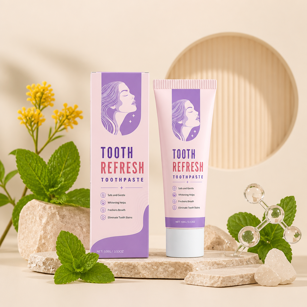 Refreshing Whitening Toothpaste – For A Brighter Smile & Fresh Breath
