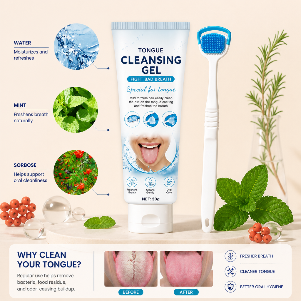 Tongue Cleaning Gel – Fresh Breath Support For Daily Oral Care