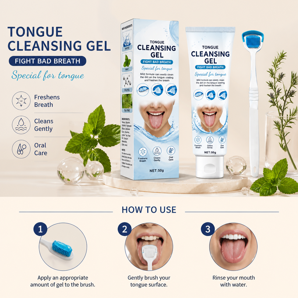 Tongue Cleaning Gel – Fresh Breath Support For Daily Oral Care