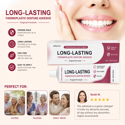 Denture Adhesive Cream – Comfortable Hold For Secure Daily Wear