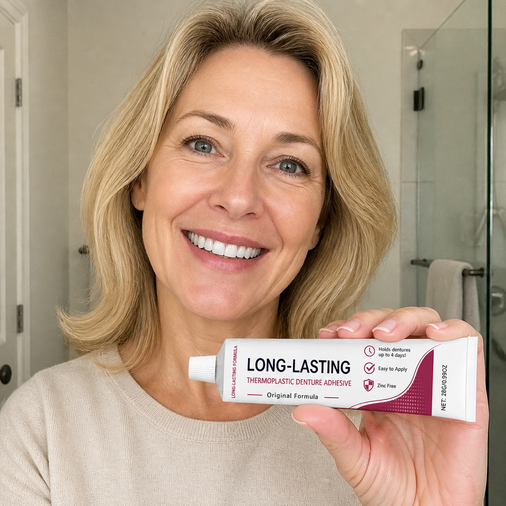 Denture Adhesive Cream – Comfortable Hold For Secure Daily Wear