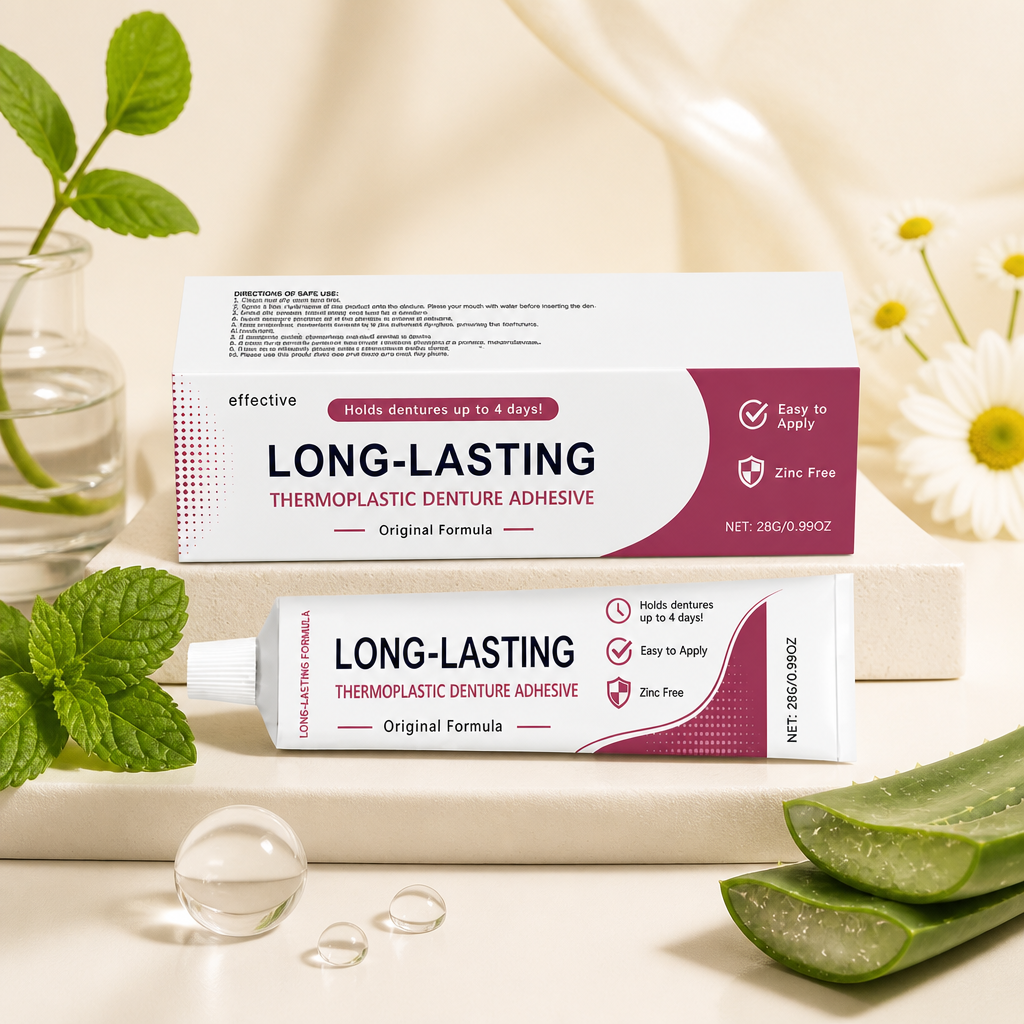 Denture Adhesive Cream – Comfortable Hold For Secure Daily Wear