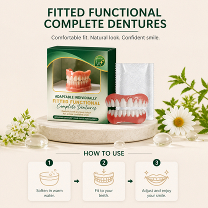 Custom Fit Denture Resin Material – Comfortable Adjustable Denture Support