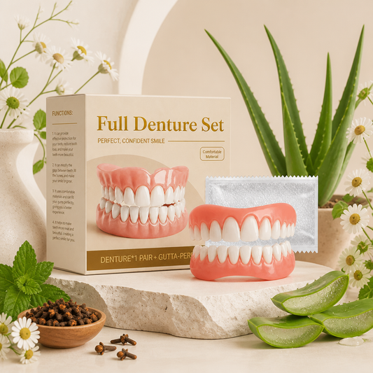 Natural Denture Set – Comfortable Fit For A Confident Smile