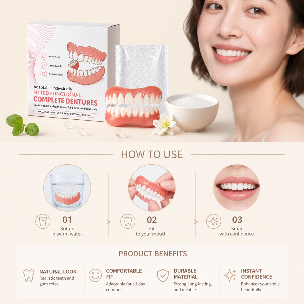 Comfort Fit Dentures – Natural-Looking Smile For Everyday Wear