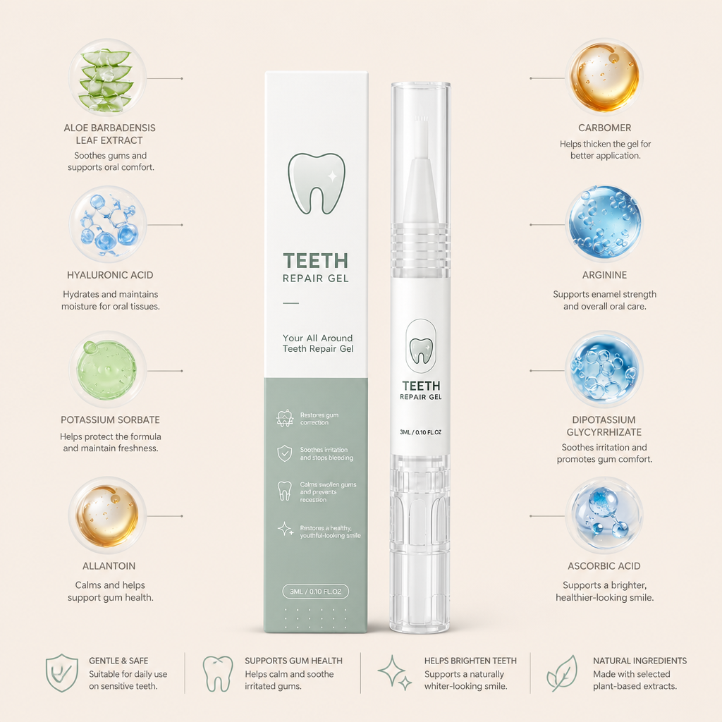 Teeth Repair Gel – Gentle Formula For Fresh-Looking Smiles