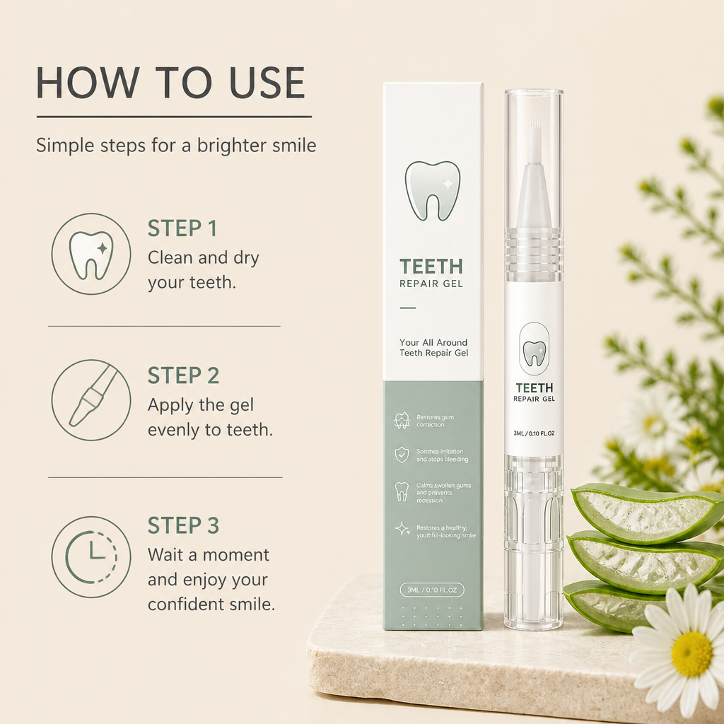 Teeth Repair Gel – Gentle Formula For Fresh-Looking Smiles