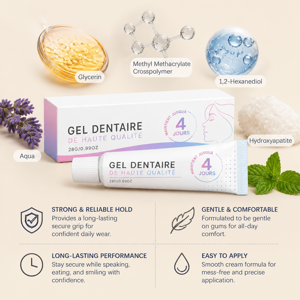Denture Adhesive Cream – Secure Hold For Comfortable Daily Wear