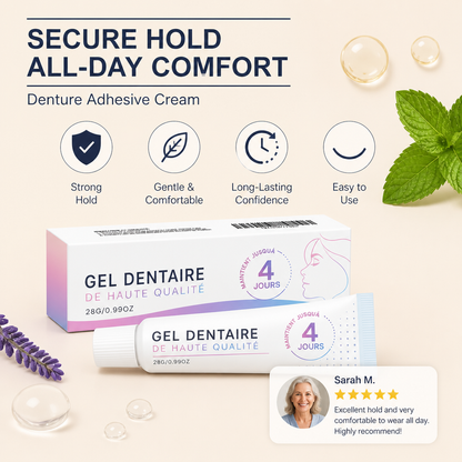 Denture Adhesive Cream – Secure Hold For Comfortable Daily Wear
