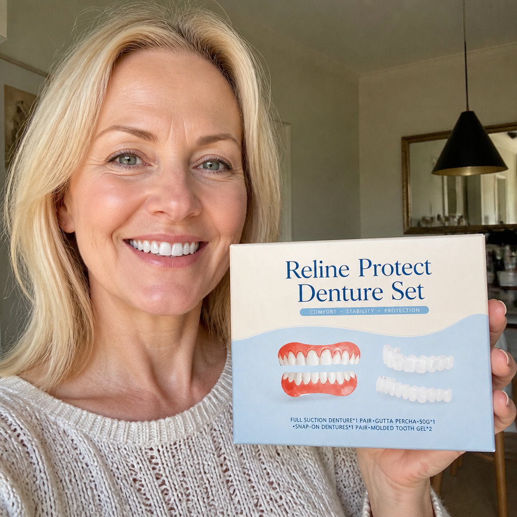 Custom Fit Temporary Denture Set – Natural-Looking Smile Enhancement Solution