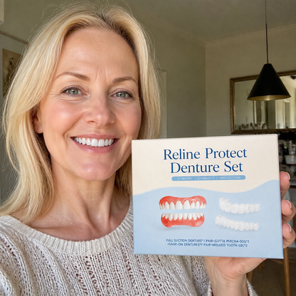 Custom Fit Temporary Denture Set – Natural-Looking Smile Enhancement Solution