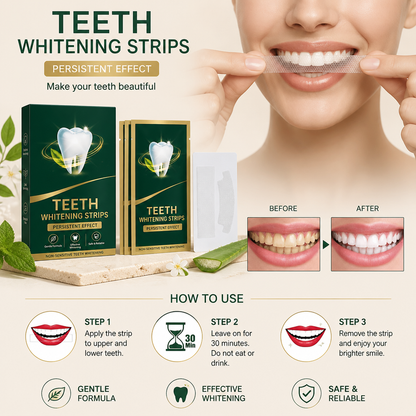 Teeth Whitening Strips – Gentle Brightening For A Fresh Smile