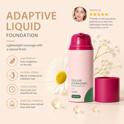 Adaptive Liquid Foundation – Lightweight Coverage With Natural Finish