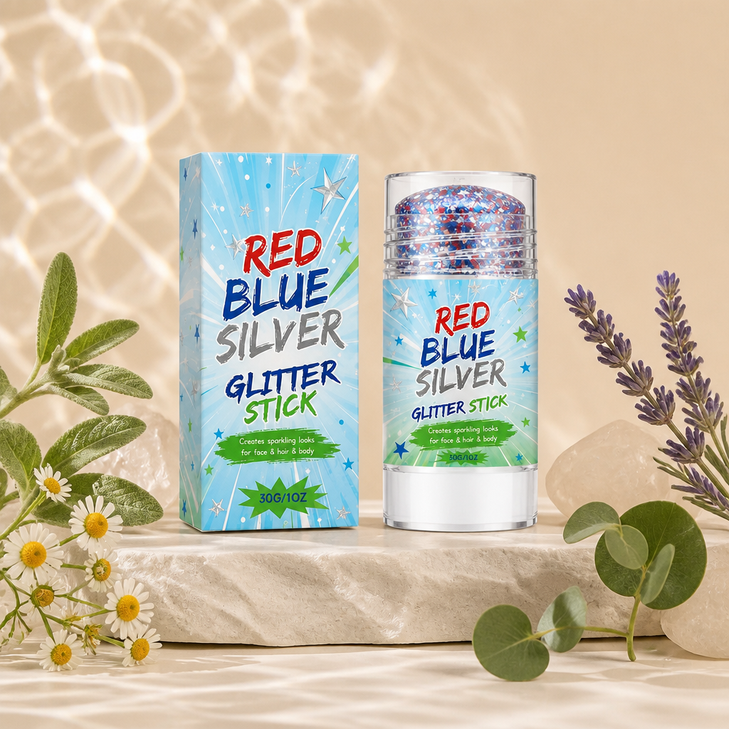 Multi-Color Glitter Shimmer Stick – Sparkling Makeup For Face Hair & Body